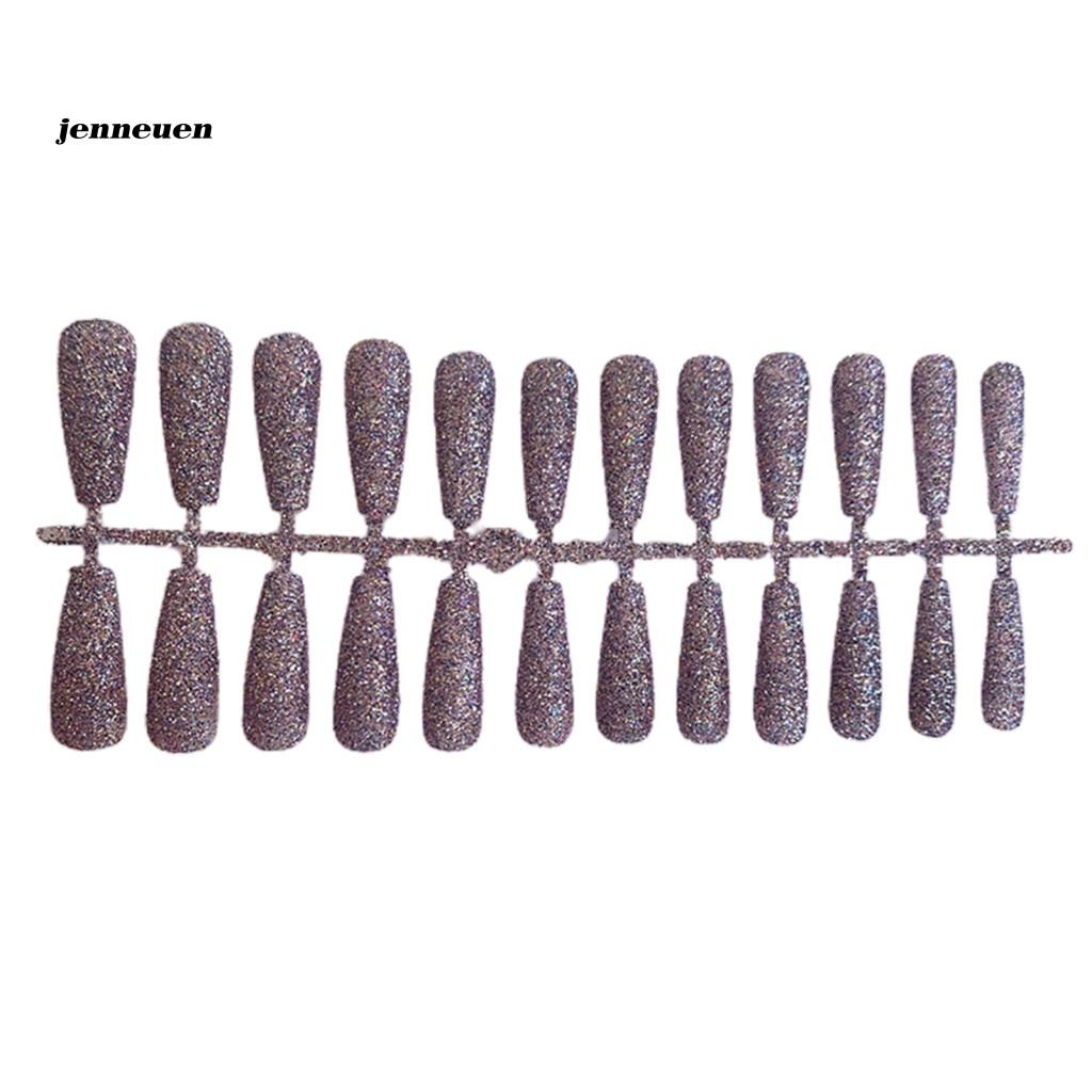 Jen Móng Tay Giả Dạng Nhấn Siêu Dài Hình Vuông Cực Thời Trang Dùng Hàng Ngày