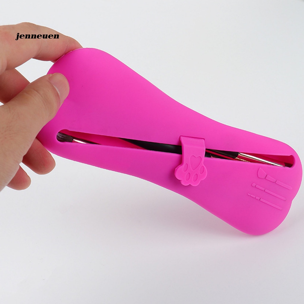 Túi Đựng Cọ Trang Điểm Bằng Silicon Chống Trượt Sức Chứa Lớn