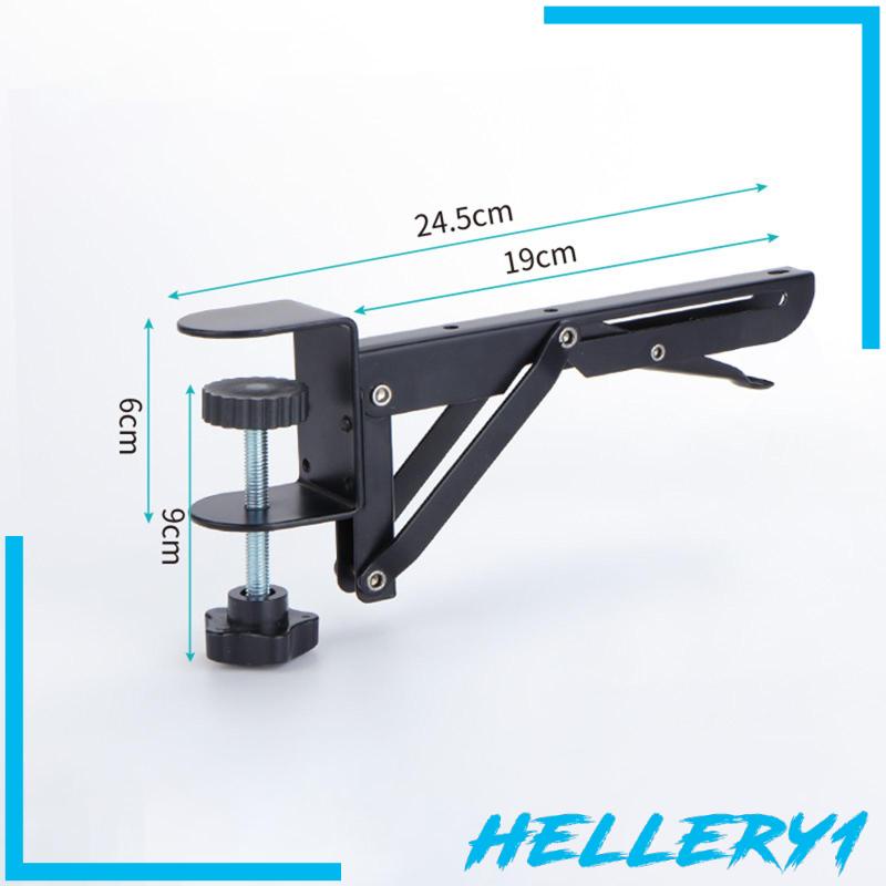 Khay Kẹp Chữ C Bằng Kim Loại Không Đục Lỗ Có Thể Điều Chỉnh Hỗ Trợ Dùng Chuột Và Bàn Phím Máy Tính Tại Nhà /