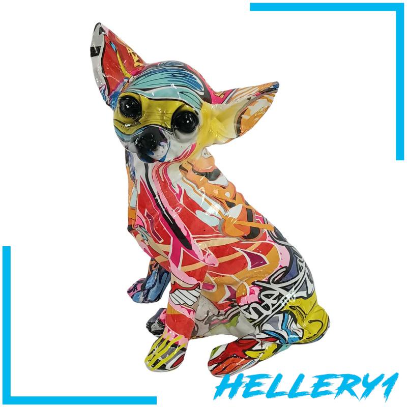 Đồ trang trí Chihuahua Bằng Nhựa Resin Thủ Công Hiện Đại Trang Trí Nhà Cửa