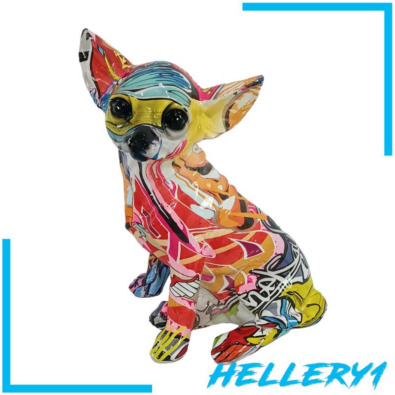 Đồ trang trí Chihuahua Bằng Nhựa Resin Thủ Công Hiện Đại Trang Trí Nhà Cửa