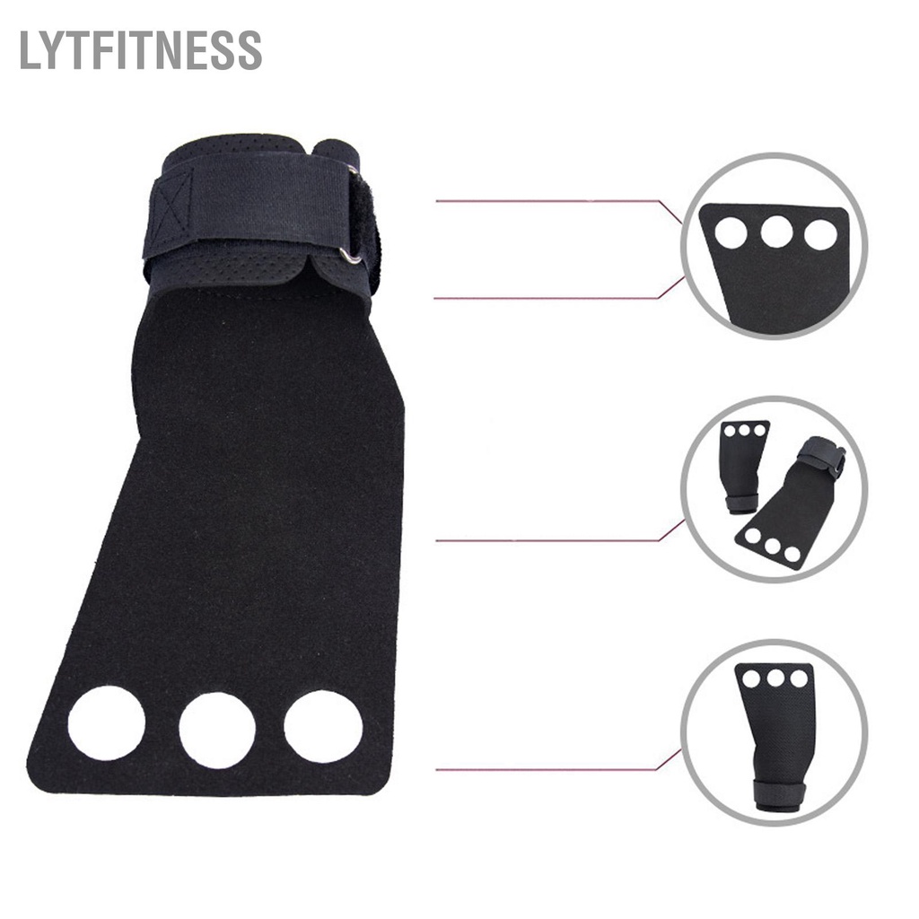 LYTFitness 1 Tấm Bảo Vệ Lòng Bàn Tay Chống Trượt Cầm Phần Còn Lại Cho Thể Dục Nâng Trọng Lượng Lỗ Lưới