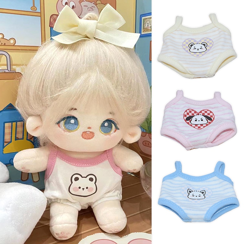 Búp Bê Vải Mini Họa Tiết Hoạt Hình Dễ Thương Dùng Làm Quà Tặng Sinh Nhật