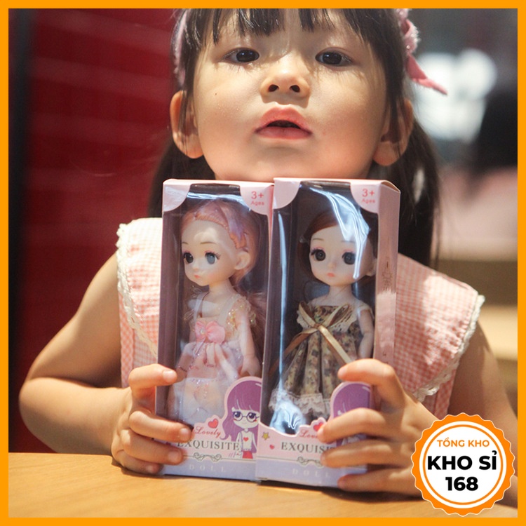 Búp bê barbie 17cm set búp bê công chúa xinh xắn nhiều mẫu đa dạng đồ chơi cho bé gái E1033
