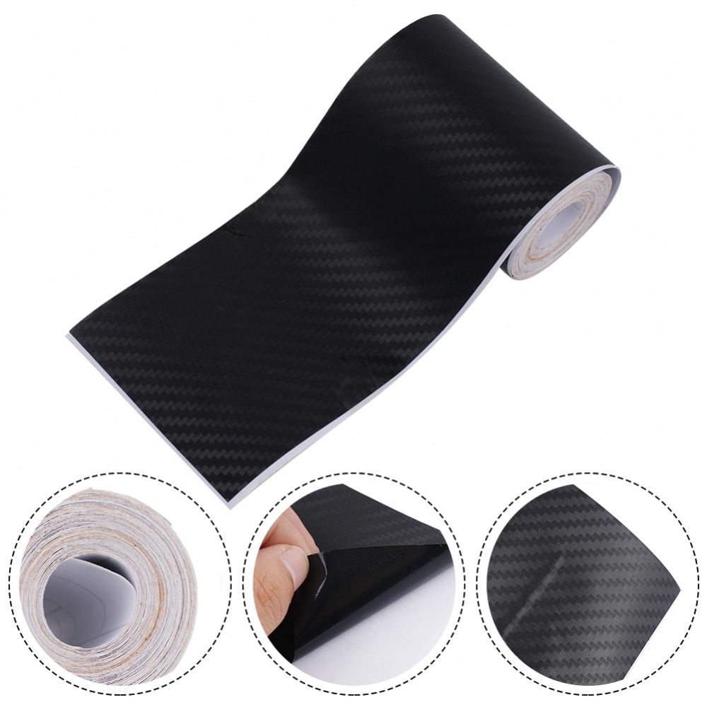 Miếng Dán Sợi Cacbon 7CM * 5M Bảo Vệ Cửa Xe Hơi