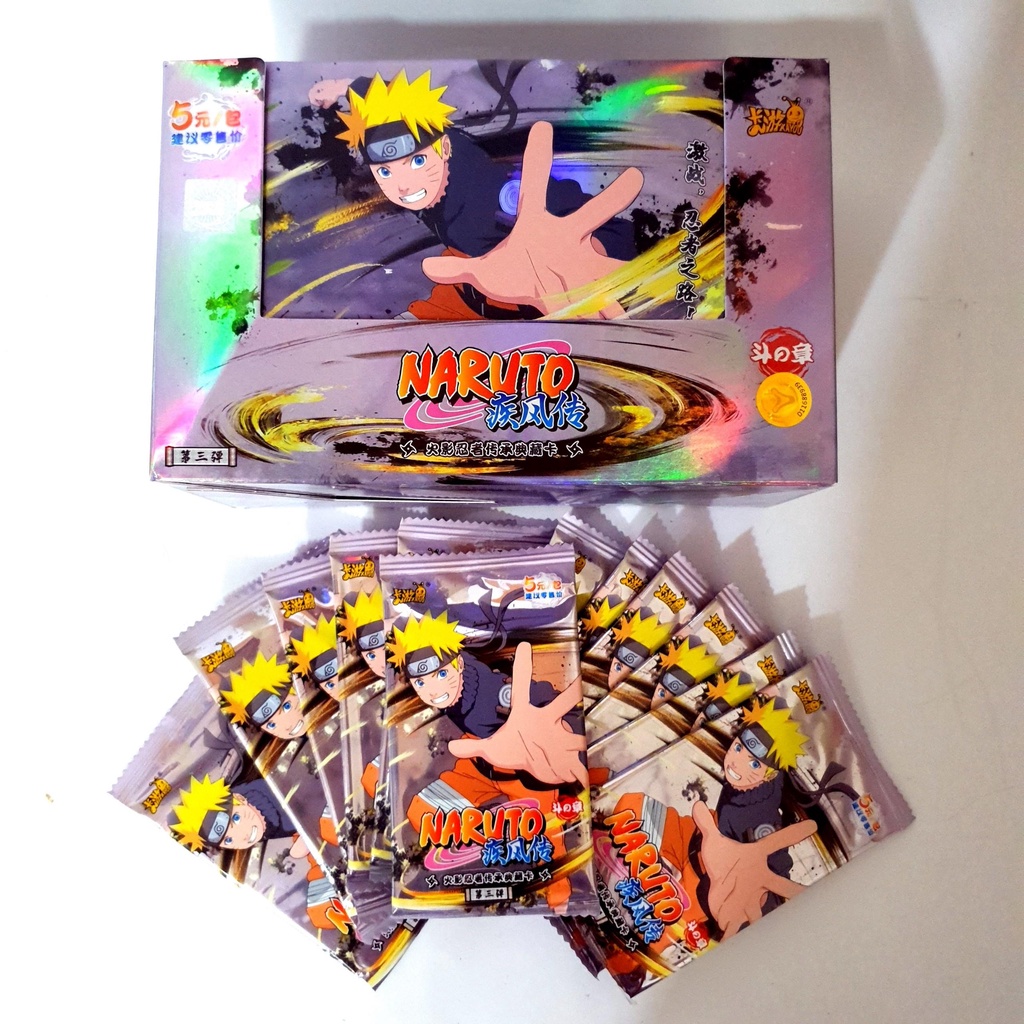 Thẻ nhân phẩm Naruto thử vận may  - Thẻ pack Naruto