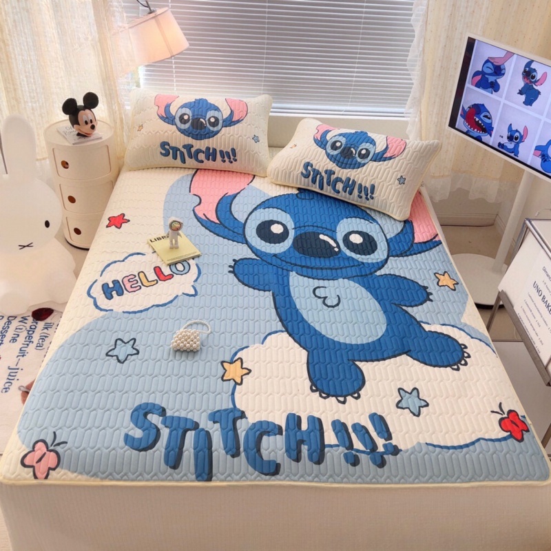 Bộ Thảm Lót Giường Ba Món Bằng Cao Su Mềm Thoáng Mát Mùa Hè Cho Trẻ Em