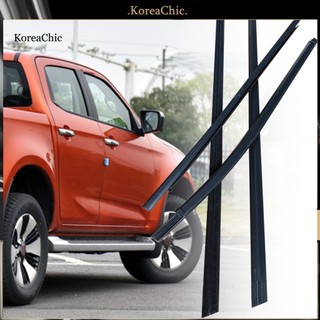 Bộ 4 dây cao su dán viền cửa kính xe hơi isuzu d-max pickup 2010-2020