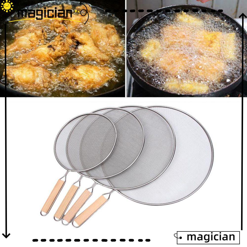 Nắp lưới bằng thép không gỉ chống văng dầu mỡ mới cho chảo chiên