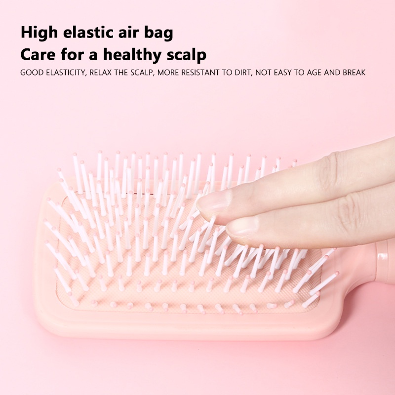 Lược Chải Tóc Massage Da Đầu Mini Tạo Kiểu Tóc Xoăn / Thẳng Cho Nữ CFH