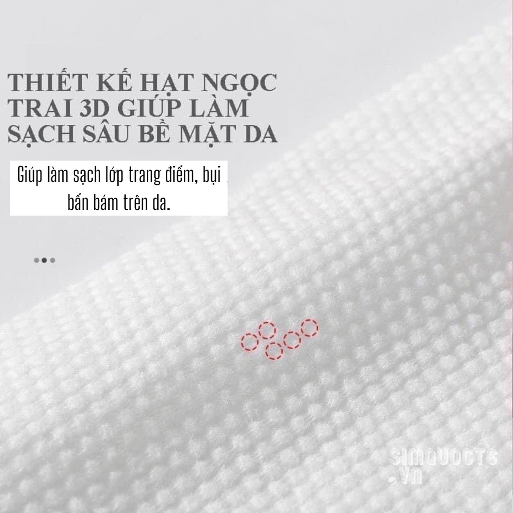 Khăn mặt khô Animerry đa năng dùng 1 lần lau mặt lau khô, khăn lau ướt - giấy lau mặt 100% cotton mềm mại