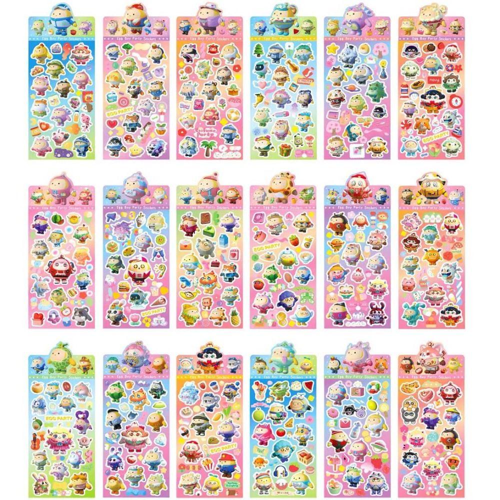 Shanrong kuromi guka sticker, cartoonkuromi handmade toy, cartoon sticker melody quà tặng sinh nhật dễ thương đáng yêu