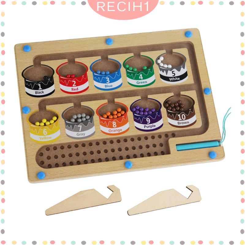 Bộ Đồ Chơi Mê Cung Bằng Gỗ Nhiều Màu Sắc Cho Trẻ Mẫu Giáo