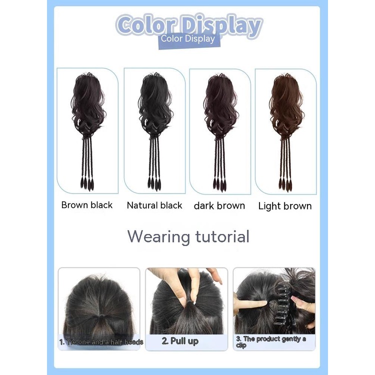 Tóc Giả Dài Xoăn Lọn To Dễ Thương Cho Bé Gái