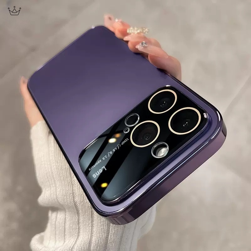 Ốp Điện Thoại Mặt Kính Nhám Chống Sốc Sang Trọng Cho iPhone 11 12 13 14 Pro Max Juncong2023 Shop