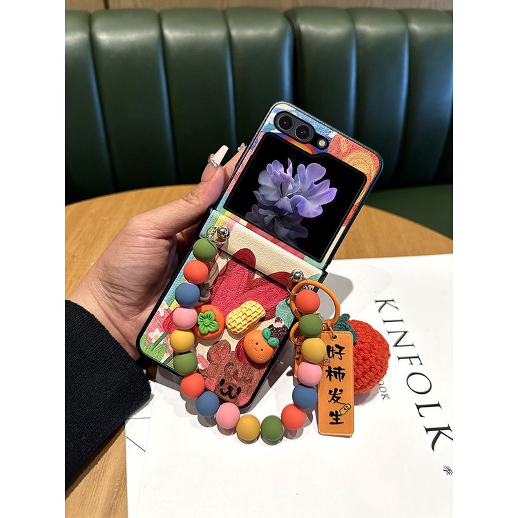 Ốp Điện Thoại Da Gập Được Bảo Vệ Màn Hình Cho Samsung Zflip5 Galaxy Z Flip 5 Galaxy ZFlip4 ZFlip3