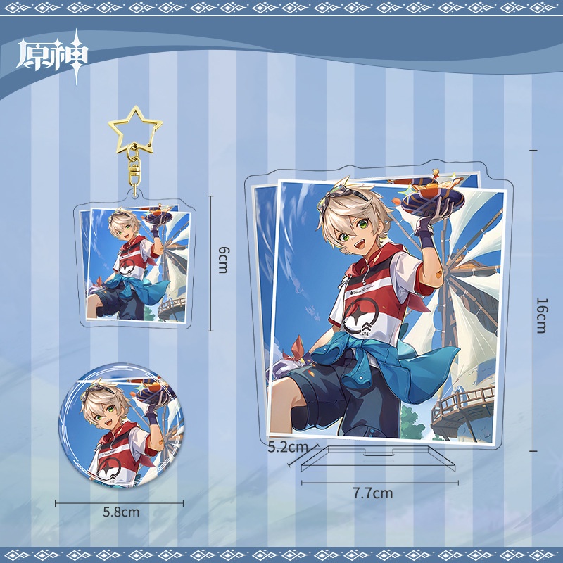 Mô Hình Nhân Vật Bennett Genshin Va Chạm Bằng Acrylic Trang Trí Nhà Cửa