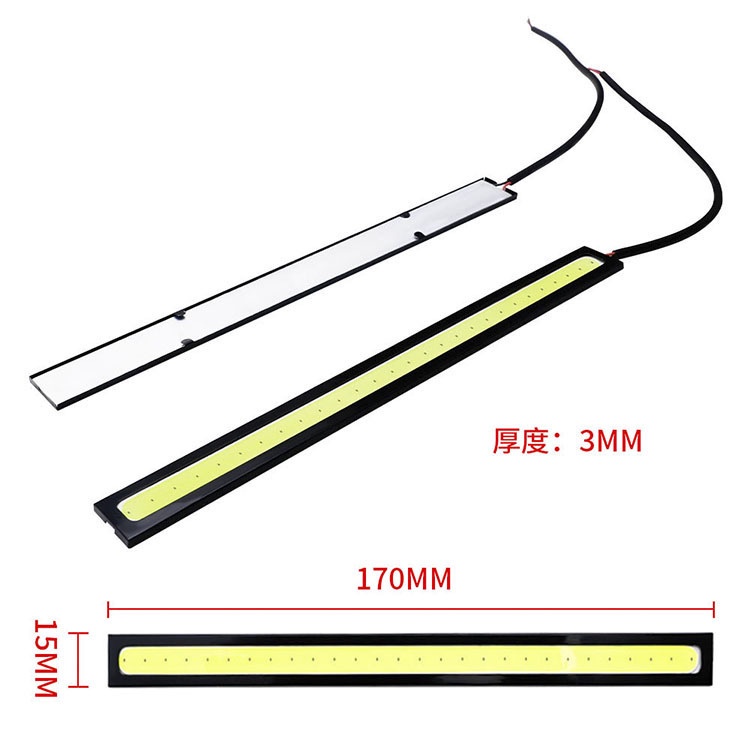 Thanh Đèn led COB 17CM 12V Siêu Sáng Chống Thấm Nước Dùng Ban Ngày Cho Xe Hơi