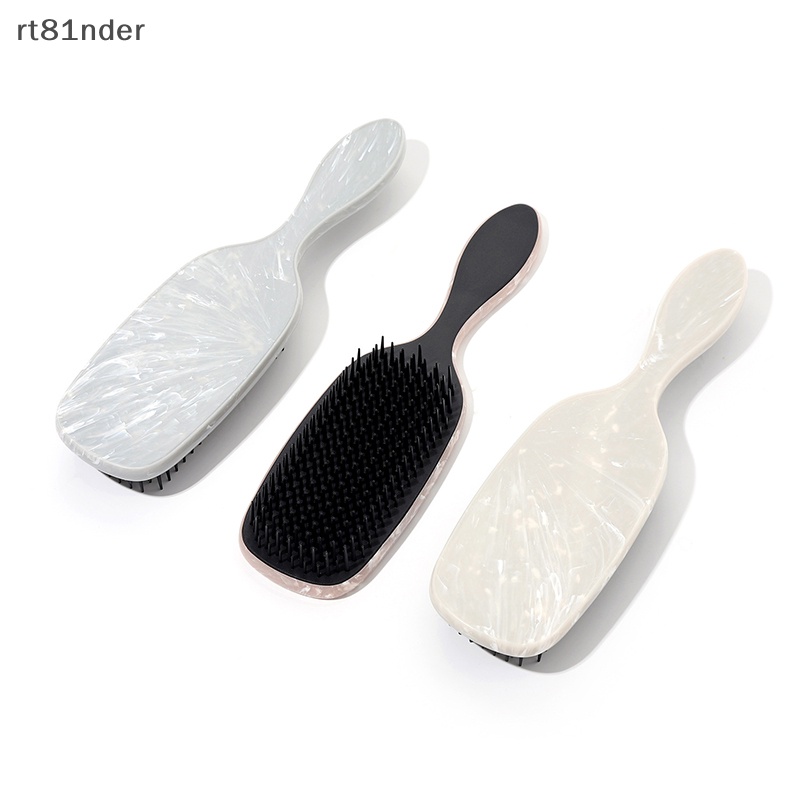 Rt 1 Lược Chải Tóc Massage Da Đầu Chống Tĩnh Điện Họa Tiết Đá Cẩm Thạch