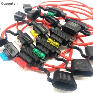 Queenten vòi chống thấm nước mini nhỏ trung bình giá đỡ cầu chì tự động 16 awg và cầu chì lưỡi xe hơi qt