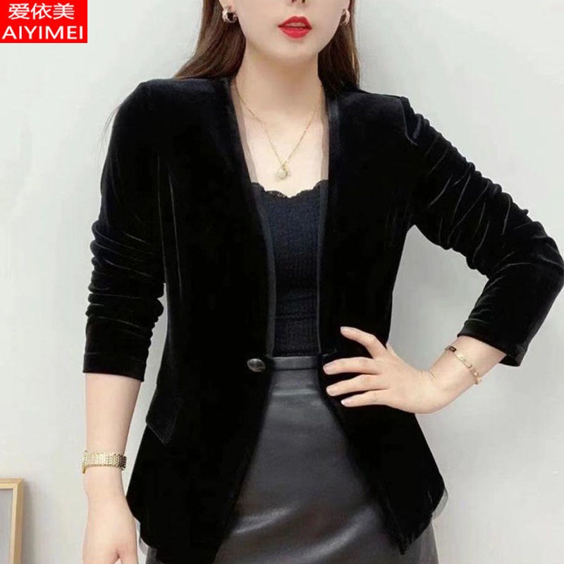 Áo khoác vest áo blazer nữ đen bigsize dài tay 2 lớp tay ngắn dáng dài tay dài oversize set kẻ Áo Kh