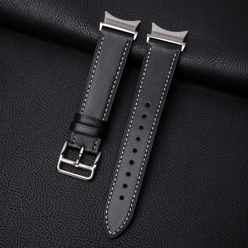 Dây Đeo Bằng Da Thật Cho Đồng Hồ Thông Minh Samsung Galaxy Watch 6 Classic 47mm 43mm 44mm 4 5 Pro