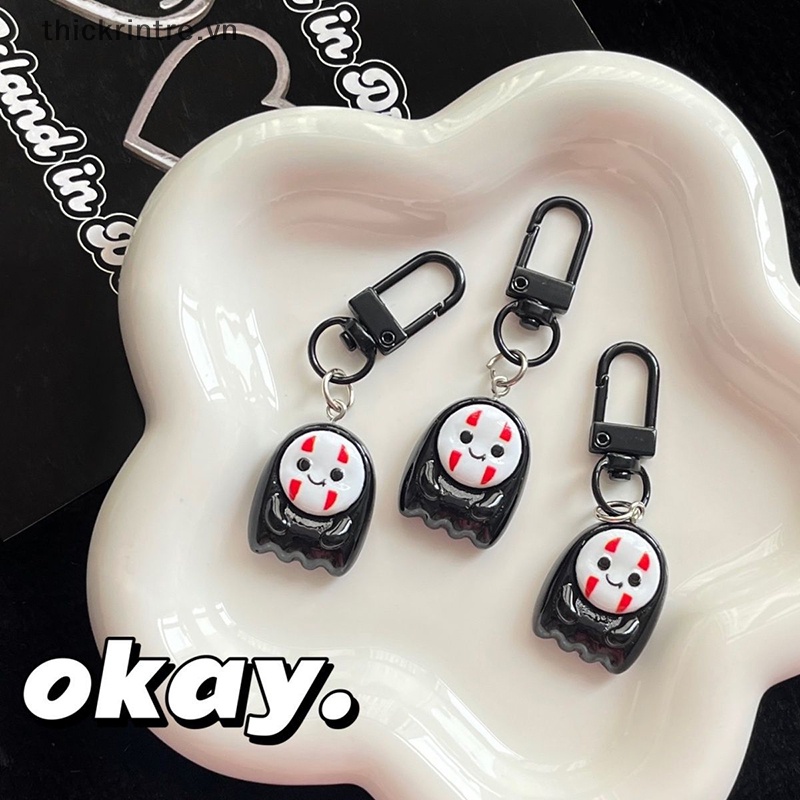 Móc Khóa Resin Hình Vô Diện Dễ Thương