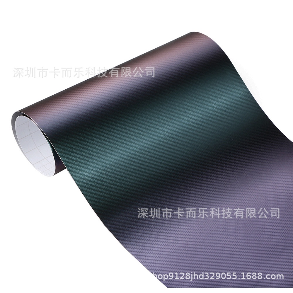 Miếng Dán Sợi Carbon Vinyl 3D 100cm * 30cm Trang Trí Nội Thất Xe Hơi