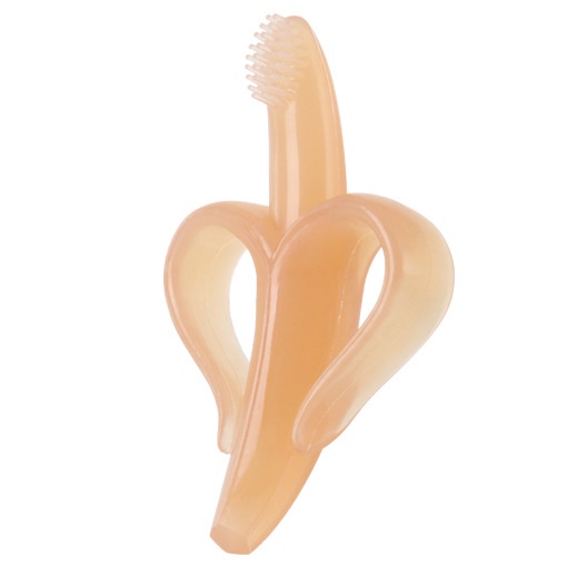 Bàn Chải Đánh Răng Hình Quả Chuối Dành Cho Bé 0 + Tháng Tuổi