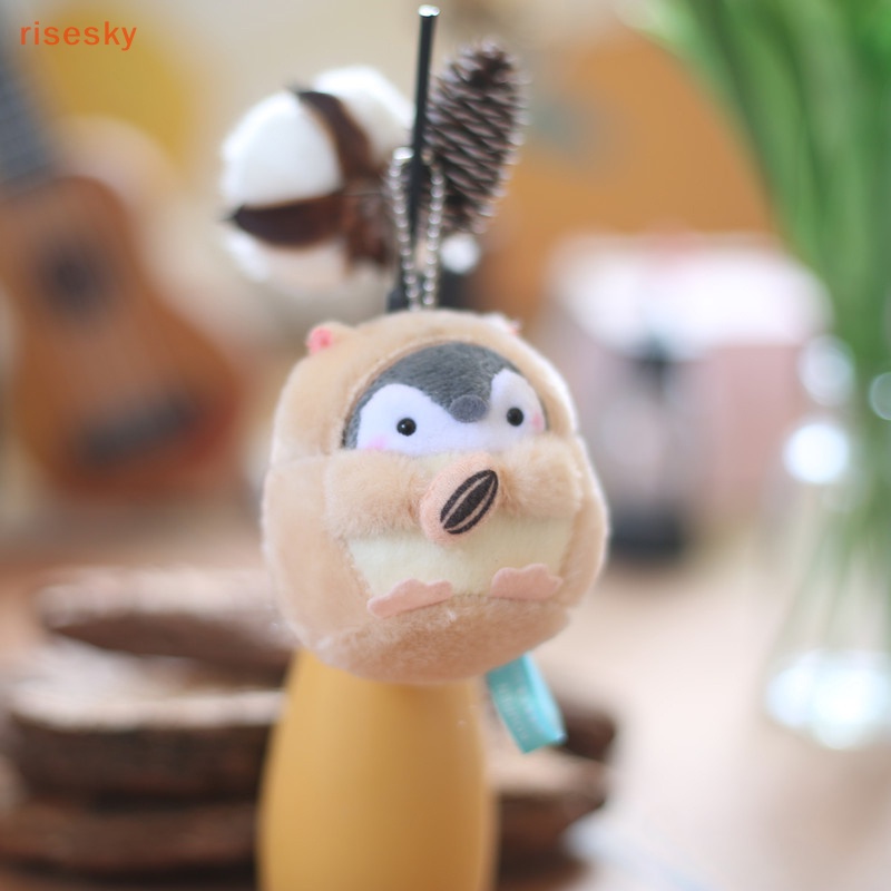 Móc Khóa Hình Chim Cánh Cụt Nhồi Bông Dễ Thương