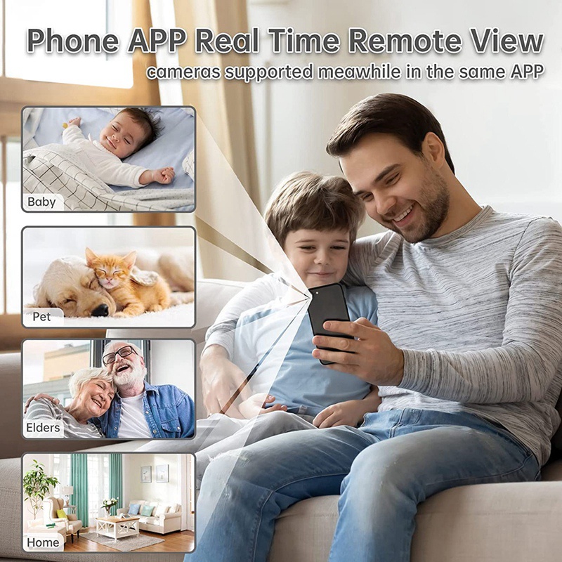 Camera An Ninh mini 1080p Kết Nối wifi Có Tầm Nhìn Ban Đêm