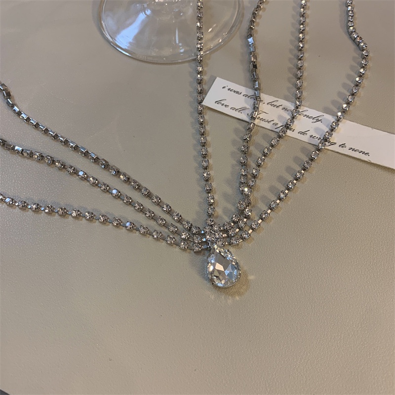 Vòng Cổ Choker Phối Ren Đính Đá Thời Trang Cho Nữ