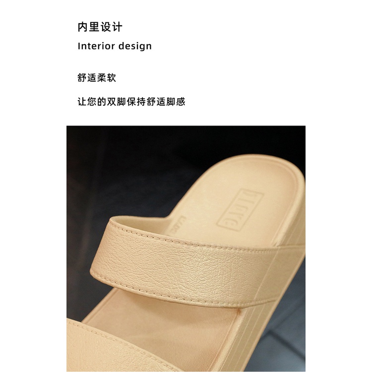 Gi y nh a n Dép Sandal Đế Dày Tăng Chiều Cao Thời Trang Mùa Hè Hàng Mới Dành Cho Bạn Nữ Mang Ngoài Trời