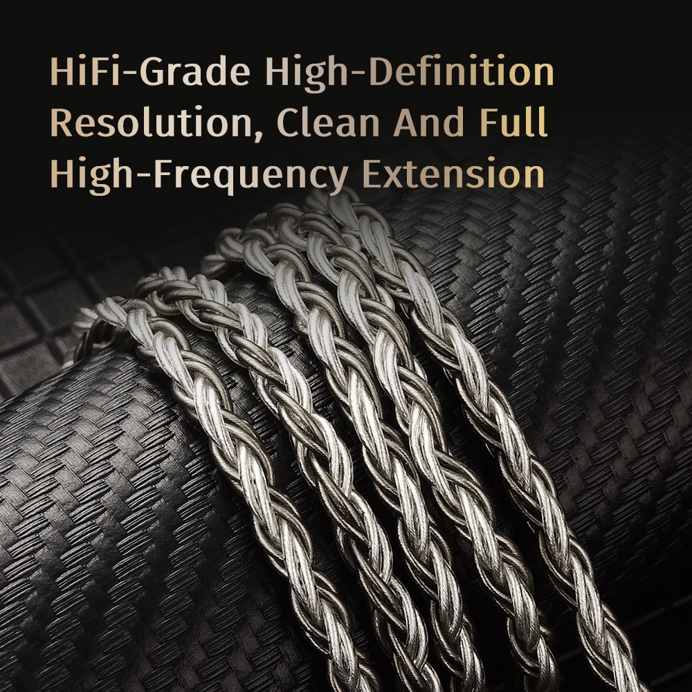 Dây Cáp Âm Thanh Mạ Bạc 200 Lõi 2.5 / 3.5 / 4.4mm CVJ TS800