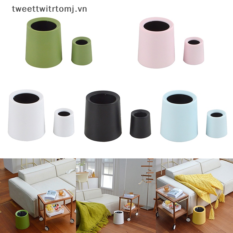 1 Bộ Thùng Rác Bằng Nhựa Dùng Trang Trí Nhà Búp Bê