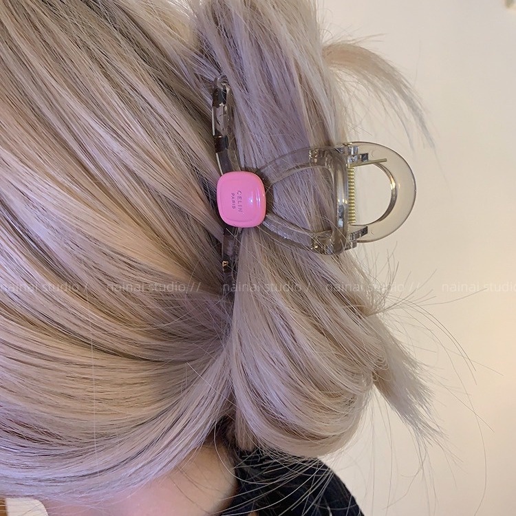 Kẹp Tóc Hình Cá Mập / Chữ Love Màu Hồng Ngọt Ngào Cho Bé Gái Mã 2023