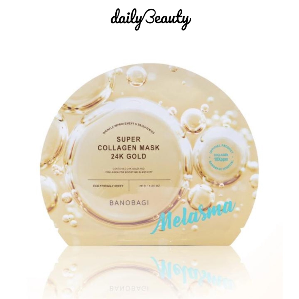 Mặt nạ dưỡng ẩm trắng da Banobagi Super Collagen Mask 30g x 10 Miếng Daily Beauty