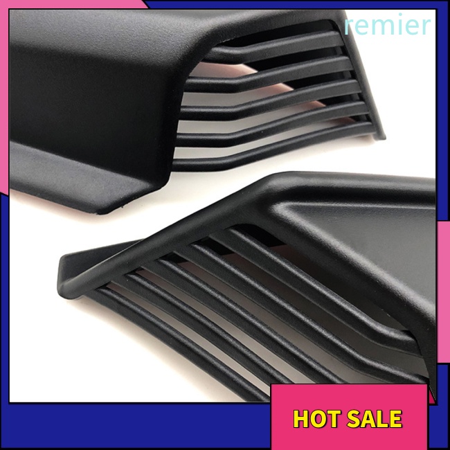 Re 2pcs bộ làm lệch hướng không khí trên fairing cánh bên kính chắn gió cánh lướt gió thân tương thích cho các bộ phận xe máy adv150