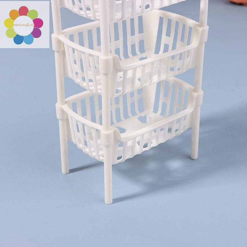 Vastji 1/12 dollhouse thức ăn nhỏ giỏ đựng trái cây búp bê nhà giỏ xếp chồng lên nhau phụ kiện trang trí nhà búp bê vn