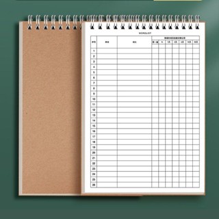 Sổ ghi nhớ B5 bìa kraft S32 học từ mới ngữ pháp basic ôn luyện từ vựng lò xo dọc, thiết kế ngoại ngữ