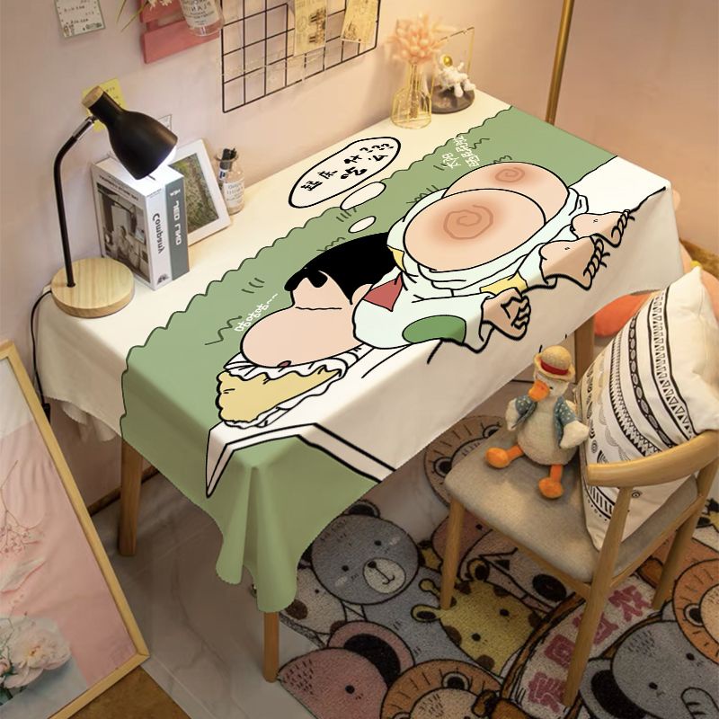 Khăn Trải Bàn In Hình Cậu Bé Bút Chì Shin-Chan Thời Trang