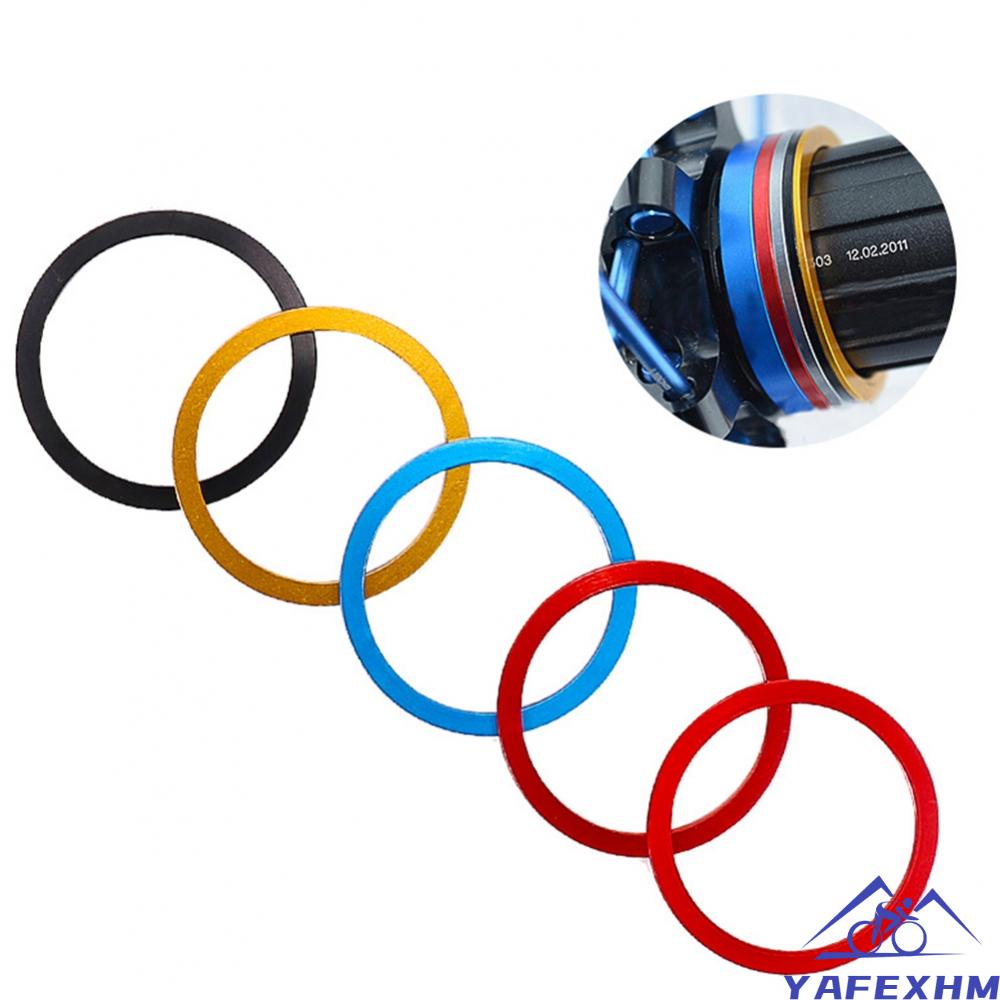 Vòng đệm trục xe đạp 1-3mm 5 cái phụ kiện vòng đệm giá đỡ dưới cùng cho xe đạp
