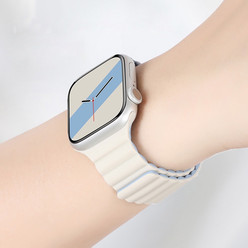 Dây Đeo Silicon Từ Tính Cho Đồng Hồ Thông Minh amazfit bip 3 5 u pro smart watch amazfit Active gts 2 2e 3 4 mini gtr