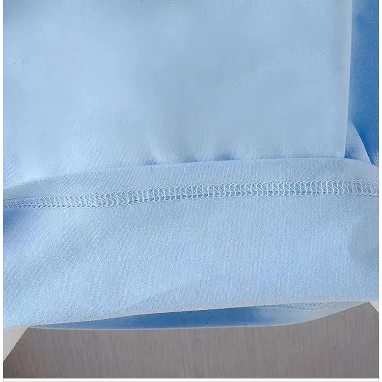 Trẻ em gái áo sơ mi thời trang puff tay ngắn áo sơ mi cổ tròn trẻ em chất lượng cotton t-shirt hàn quốc