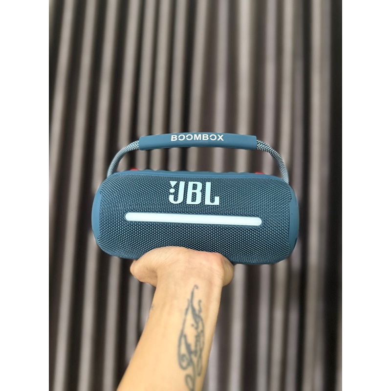 Loa Bluetooth JBL Bombox 360 pro độ đèn leb Bass mạnh Công suất 40W Pin tới 6h