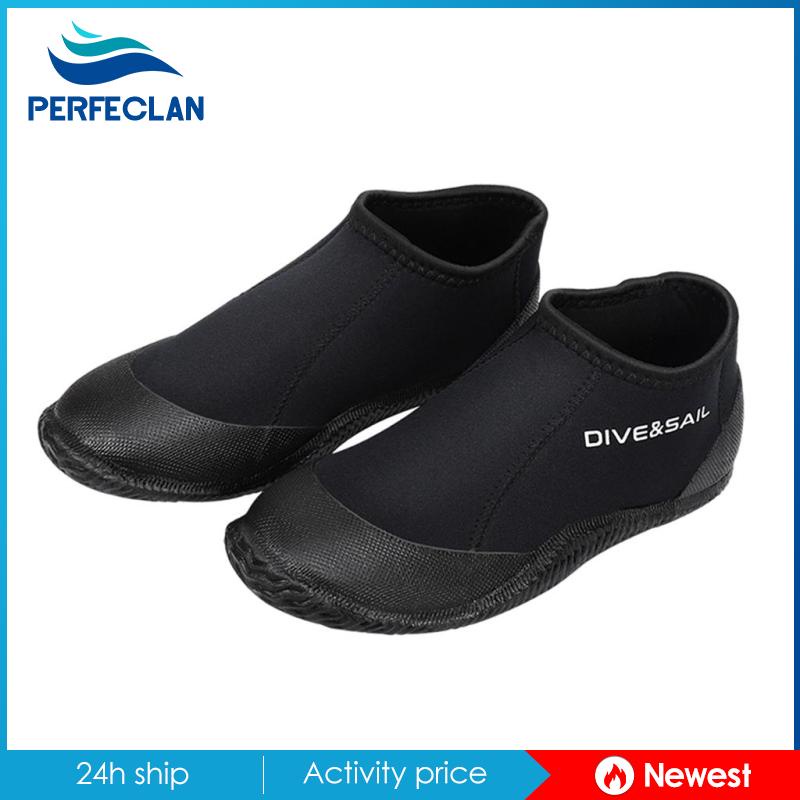 Neoprene 3mm dive boots nslip diving shoes snorkeling rafting phụ kiện