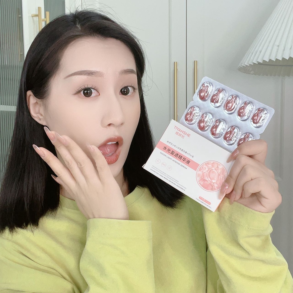 Loại bỏ màu đen, sáng, magiê vcip niacinamide, arbutin, 4msk water light powder pills