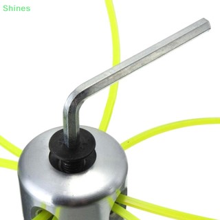 Shines universal aluminium trimmer head with four trimmer lines for brush cutter grass trimmer vn