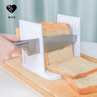 Dụng cụ cắt lát bánh mì sandwich SJJL bằng nhựa có thể gập lại