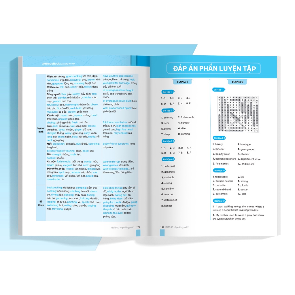 Sách - Combo IELTS GO Writing Task 2 và Speaking Part 2